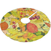 Schöne Natur Polyester Weihnachtsbaumdecke (Schrägansicht)