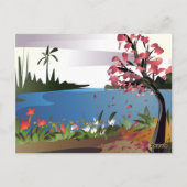schöne Natur Postkarte (Rückseite)