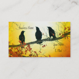Schöne Natur Vögel Visitenkarte