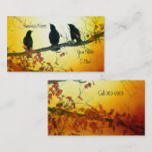 Schöne Natur Vögel Visitenkarte (Vorne/Hinten)