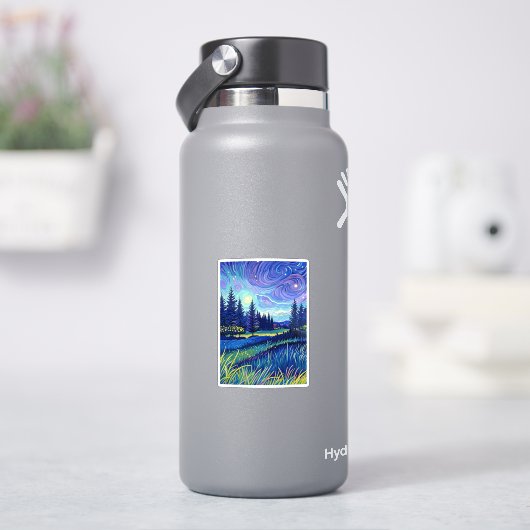schöne Naturkunde Aufkleber (HydroFlask)