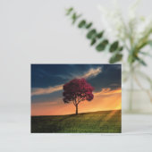 Schöne Naturlandschaft des Baums Postkarte (Stehend Vorderseite)