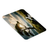 Schöne Naturlandschaft Magnet (Rechte Seite)