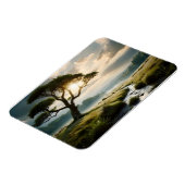Schöne Naturlandschaft Magnet (Linke Seite)