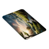 Schöne Naturlandschaft Magnet (Rechte Seite)