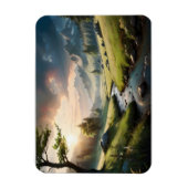 Schöne Naturlandschaft Magnet (Vertikal)