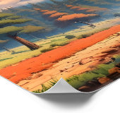 Schöne Naturlandschaft Poster (Ecke)
