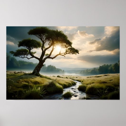 Schöne Naturlandschaft Poster (Vorne)