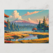 Schöne Naturlandschaft Postkarte (Vorderseite)