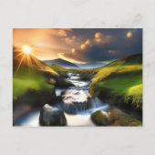 Schöne Naturlandschaft Postkarte (Vorderseite)