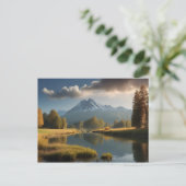 Schöne Naturlandschaft Postkarte (Stehend Vorderseite)