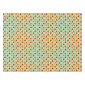 Schöne, natürliche, farbenfrohe Äpfel auf hellgrün Tischdecke (Vorderseite (Horizontal))