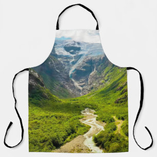 Schöne Naturszene aus Norwegenreise, Abenteuer Schürze