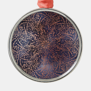Schöne Navy Gold Star Weihnachten Ornament Aus Metall