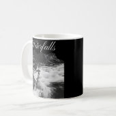 Schöne NC Wasserfälle Hier Kaffeetasse (Vorderseite Links)