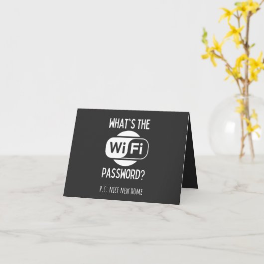 schöne neue Zuhause Karte (Gelbe Blume)