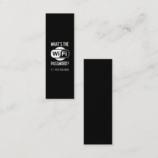 schöne neue Zuhause Treuekarte (Vorne/Hinten)