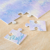 Schöne, neugierige Wasserschildkröte Aquarellmaler Puzzle (Seite)