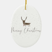 Schöne Neujahrsdekoration Keramik Ornament (Vorne)