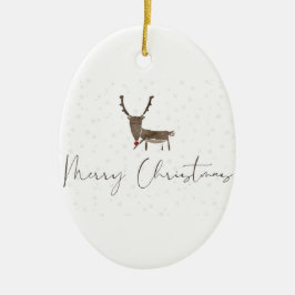 Schöne Neujahrsdekoration Keramik Ornament