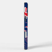 Schöne neuseeländische Flaggen Art Print Design Case-Mate iPhone Hülle (Rückseite / Rechts)