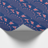 Schöne neuseeländische Flaggen Art Print Design Geschenkpapier (Ecke)