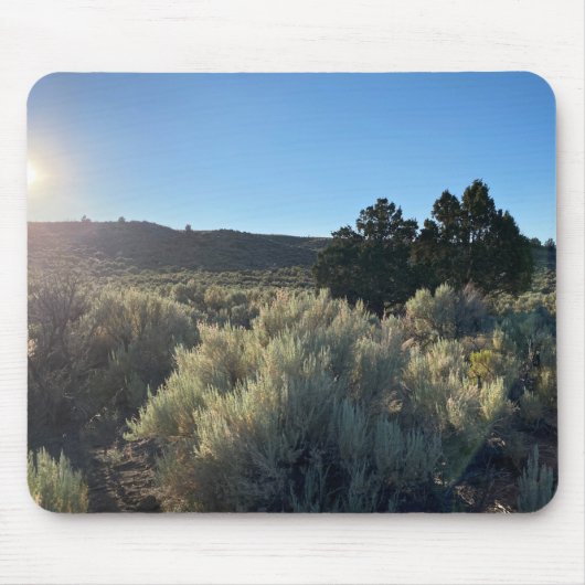 Schöne Nevada Wüste Mousepad (Vorne)