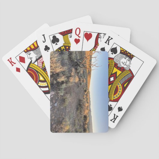 Schöne Nevada Wüste Spielkarten (Rückseite)