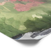 Schöne New Jersey Wasserfarben Kunst Poster (Ecke)