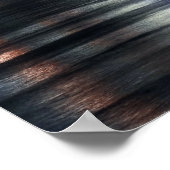 Schöne New Yorker Nachtlichter, die den Fluss refl Poster (Ecke)