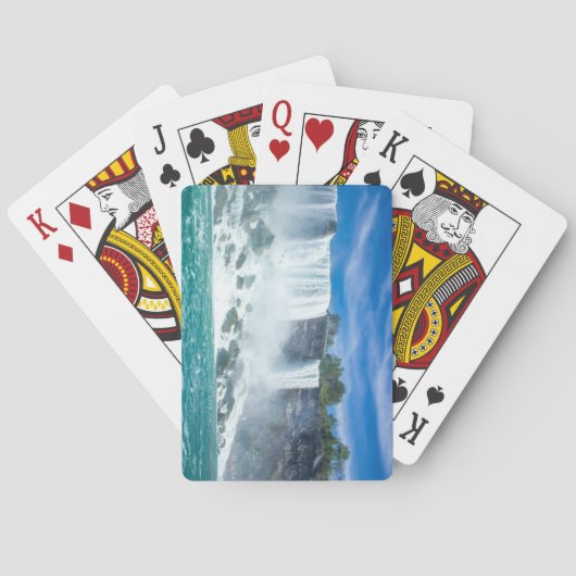 Schöne Niagarafälle am Mittag Spielkarten (Rückseite)