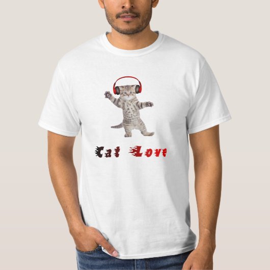 Schöne niedliche coole lustige Katze 19. T-Shirt (Vorderseite)