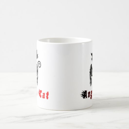 Schöne niedliche coole lustige Katze 23. Kaffeetasse (Mittel)