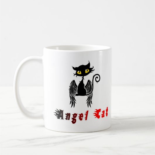 Schöne niedliche coole lustige Katze 23. Kaffeetasse (Links)