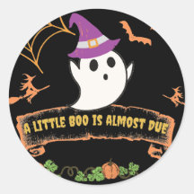 Schöne Niedliche Halloween Boo Orange Babydusche