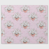 schöne Niedliche Katze Geschenkpapier (Flach)