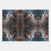 Schöne Niedliche Minimalistische Braut & Pferd Geschenkpapier Set (Vorderseite 3)