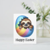 Schöne Niedliche Osterflossen Postkarte (Stehend Vorderseite)