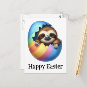 Schöne Niedliche Osterflossen Postkarte
