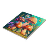 Schöne niedliche Pilze für Kinderzimmer Fliese (Seite)