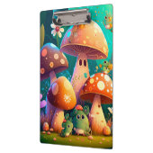 Schöne niedliche Pilze Klemmbrett (Links)
