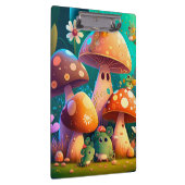 Schöne niedliche Pilze Klemmbrett (Rechts)