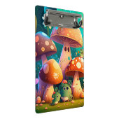 Schöne niedliche Pilze Mini-Zwischenablage Mini Klemmbrett (Schrägansicht)