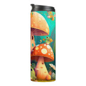 Schöne niedliche Pilze Thermosbecher (Nach rechts gedreht)