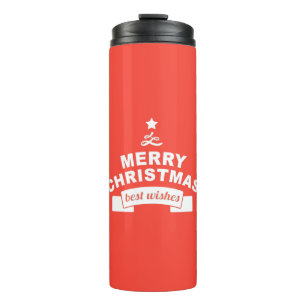 Schöne Niedliche Weihnachtswünsche Thermosbecher