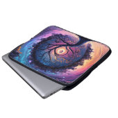 Schöne Night Sky Illustration Laptopschutzhülle (Vorne Knopf)