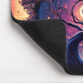 Schöne Night Sky Illustration Mousepad (Ecke)
