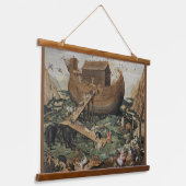 Schöne Noah's Ark detaillierte Ölgemälde Repro Wandteppich Mit Holzrahmen (Gewinkelt)