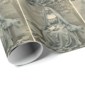schöne Nonne Geschenkpapier (Rolleneckpunkt)