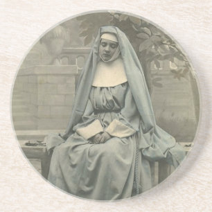 schöne Nonne Sandstein Untersetzer